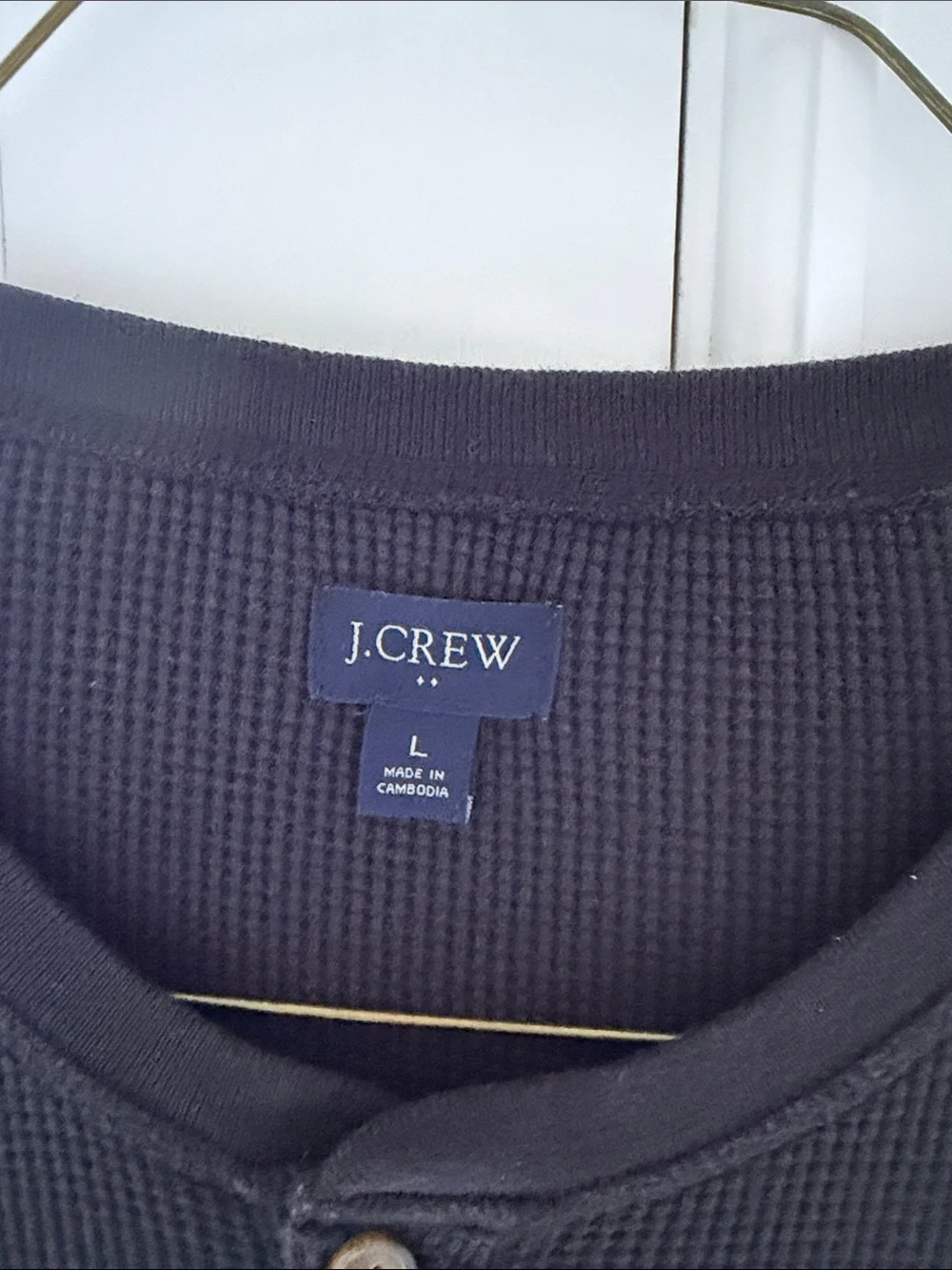 J. Crew waffle knit